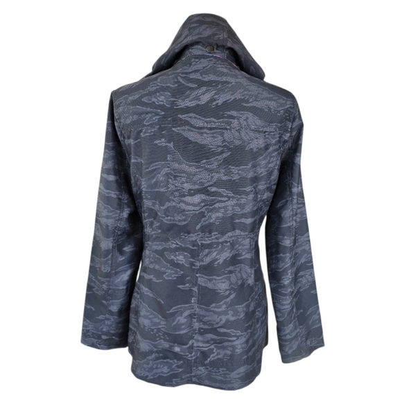 Hurley Winchester Hot Tropic Camo Black Rain Jacket L - Picture 2 of 14